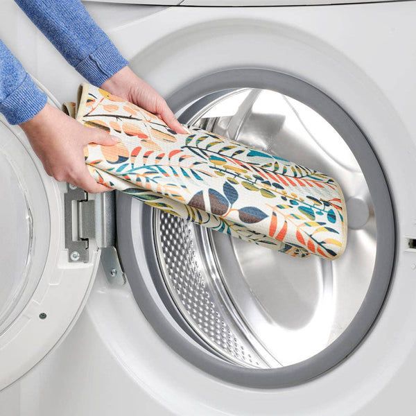 Colorful Leaves Microfiber Dish Drying Mats, Eco Friendly