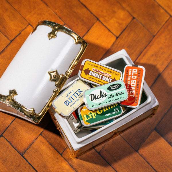 Salted Butter Creamy Lip Balm | Funny Old School Tin