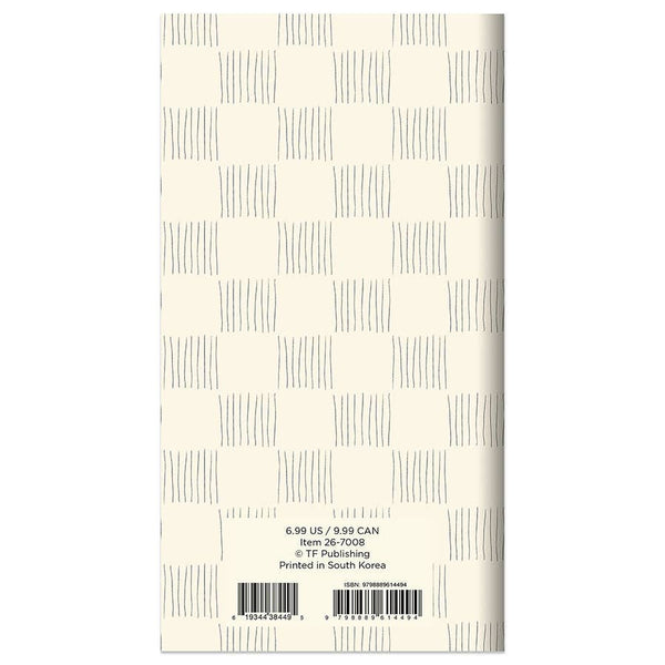 2026-2027 Checkerboard Small Monthly Pocket Planner