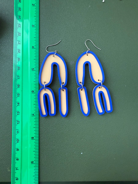 Cool Asymmetrical Mismatched Statement Dangle Earrings