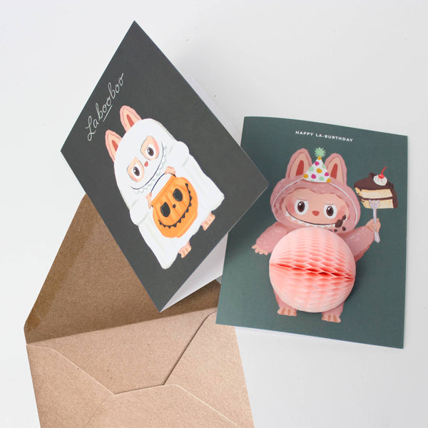 Pop-up Card - Happy Labubu Birthday
