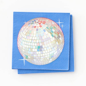 Disco Ball Party Cocktail Napkin