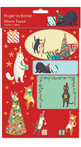 Miaow Factor Sticker Labels Sheet