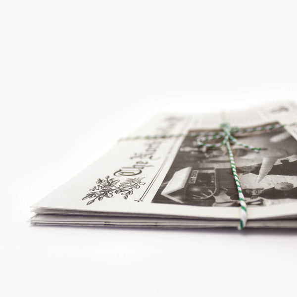 4pk North Pole Times Edition 2 - Newspaper and Gift Wrap