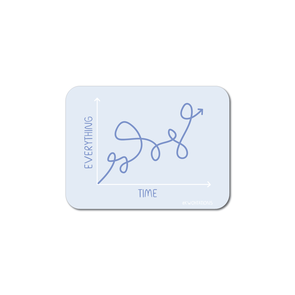 Graph of Everything Matte Vinyl Sticker
