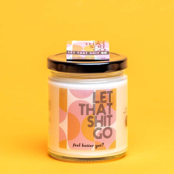 Let That Shit Go Candle and Matchbook | Funny Candle