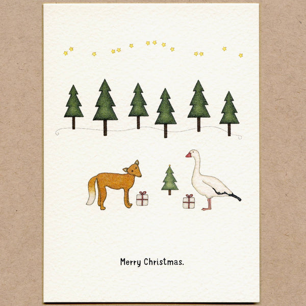 Holiday Wildlife Greeting Cards Set