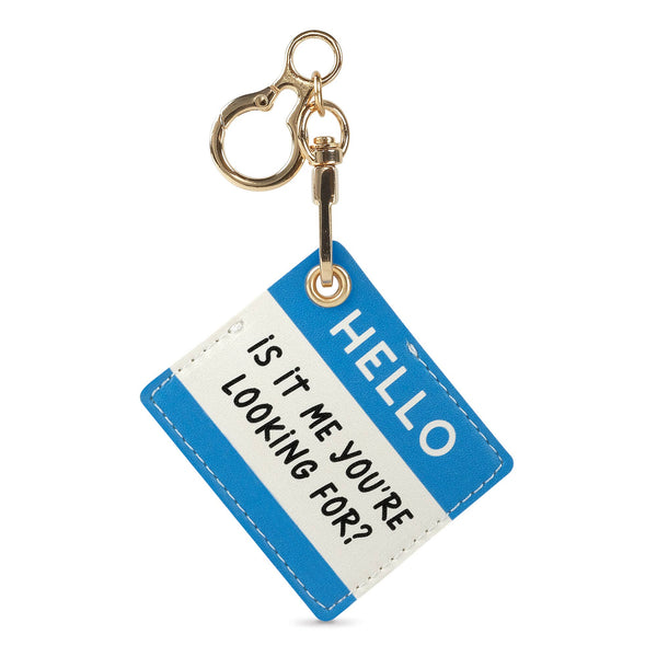 LITTLE CHARMER Hello Bag Charm, AirTag & Quarter Holder