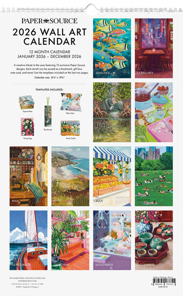 2026 Wall Art Calendar