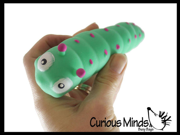 Sand Filled Stretchy Caterpillar Moldable Sensory, Stress