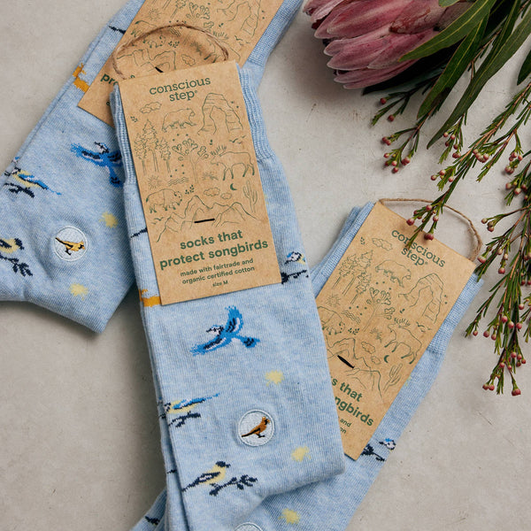 Socks that Protect Songbirds: Medium