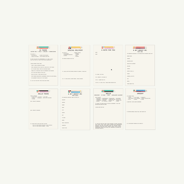 NEWLY IMAGINED Grandparent Pen Pal Kit