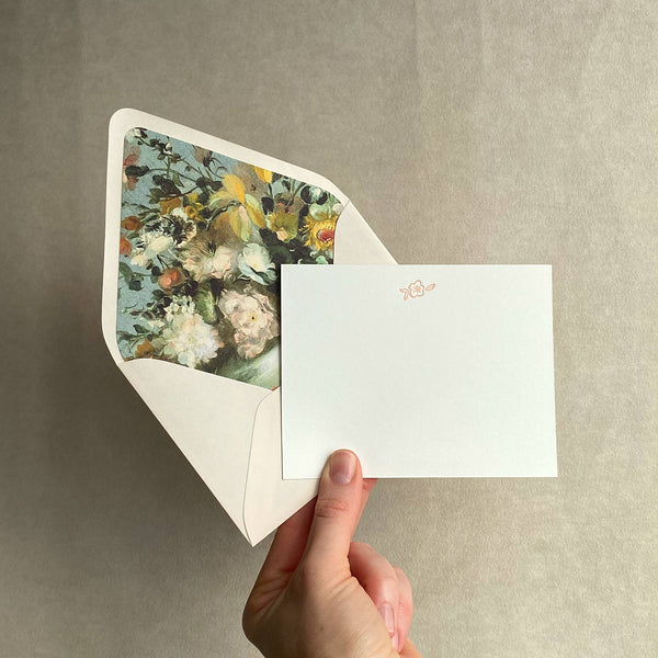 Painterly Florals Letterpress Stationery Pack