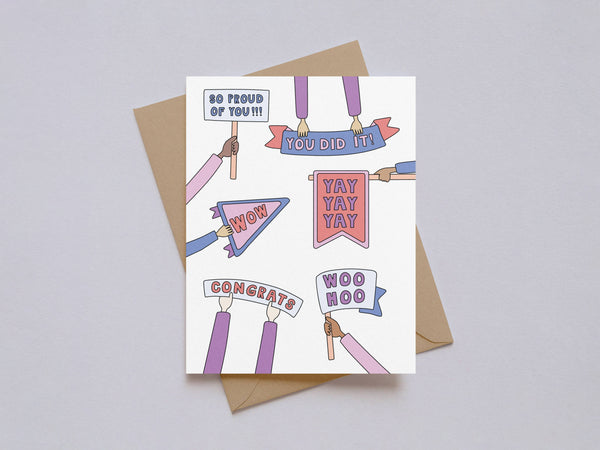 Yay You Did It Congratulations Card