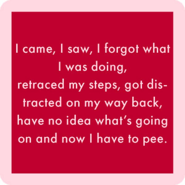 COASTER I Came, I Saw | Funny Party Gift | Home Bar Decor