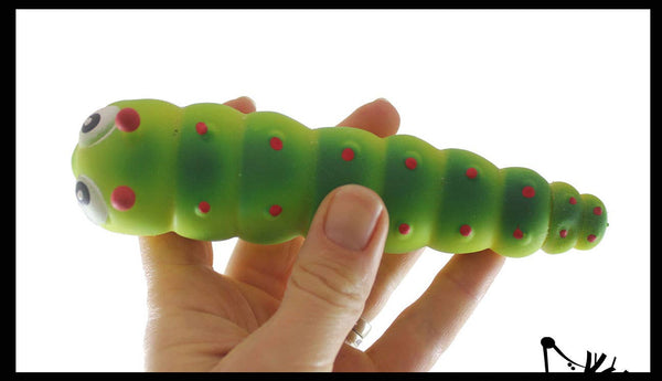 Sand Filled Stretchy Caterpillar Moldable Sensory, Stress
