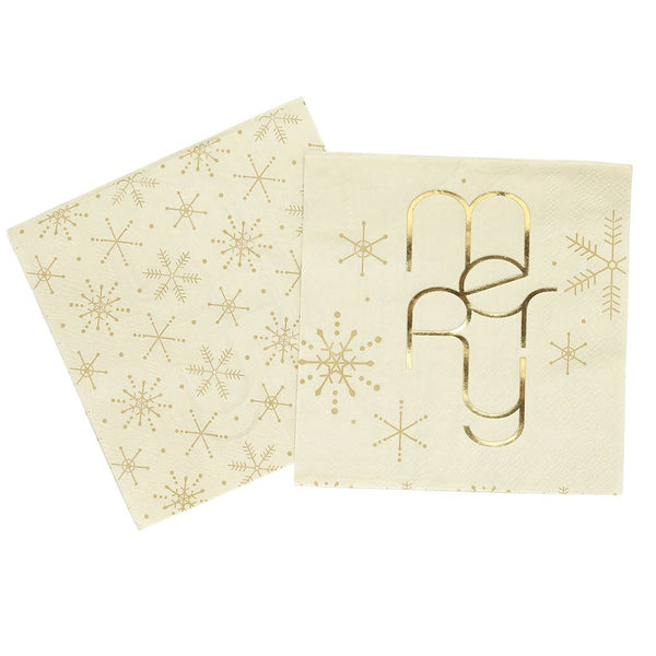 Merry Snowflakes Napkin