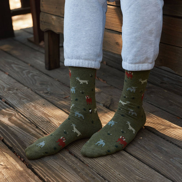 Socks that Save Goats | Gifts for Farm Animal Lovers: Medium