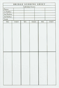 Bridge Tally Pad