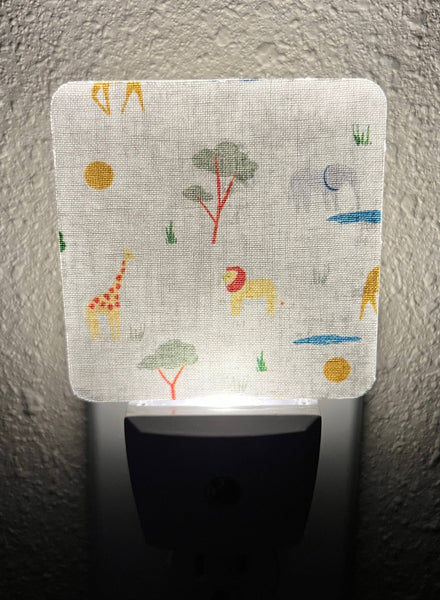 Safari Decorative LED Night Light Auto On/Off Home Nursery