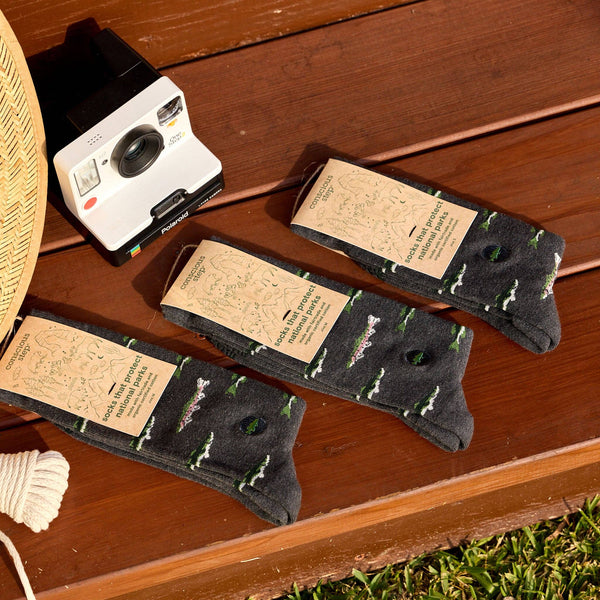 Socks that Protect National Parks | Fish - Outdoorsy Gifts: Medium