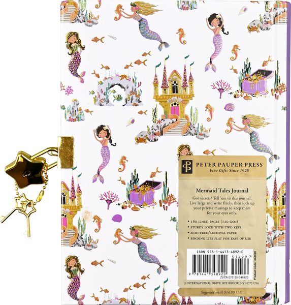 Mermaid Tales Locking Journal