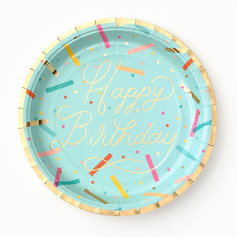 Birthday Sprinkles Large Disposable Plates