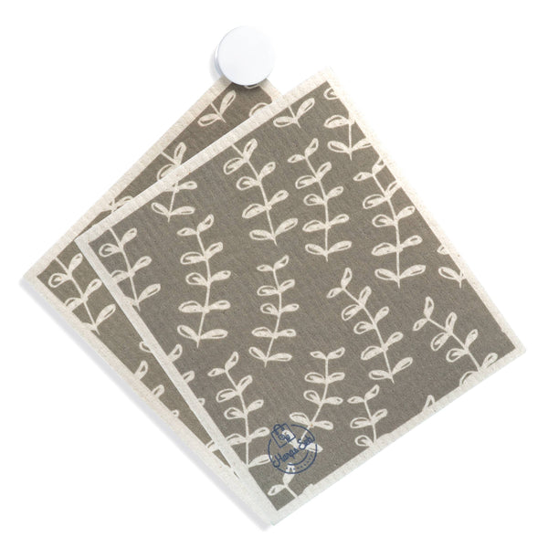 6 Pack - Happily Grey Swedish Dishcloth Set