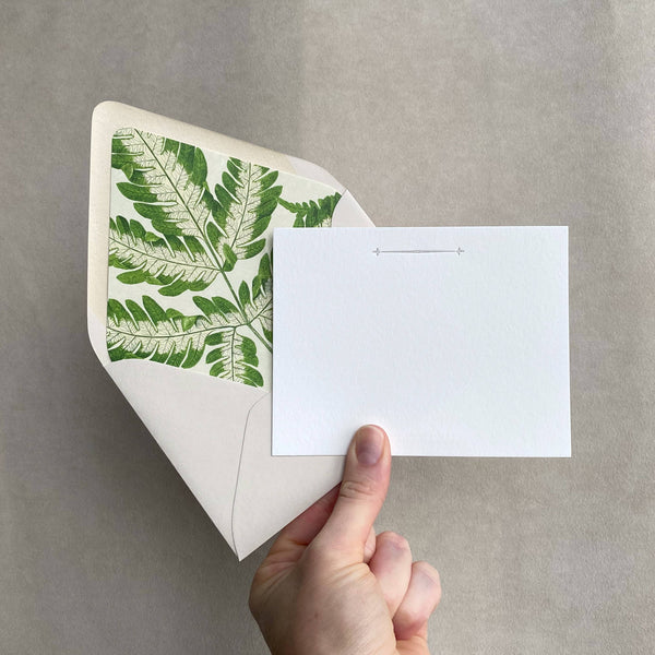 Silver Fern Letterpress Stationery Pack