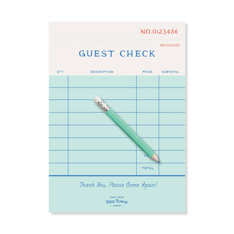 Inklings Tiny Town™ Play Notepad - Guest Check