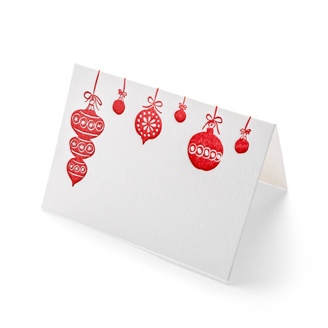 Folded Place Cards | Ornament | Christmas Holiday