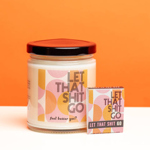 Let That Shit Go Candle and Matchbook | Funny Candle