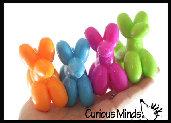1 Mini Balloon Dog Doh Filled Stress Ball - Cute Squishy Sen