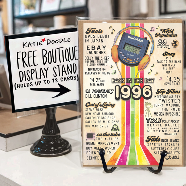 Birthday Cards, Greeting Cards, 30th birthday 1996