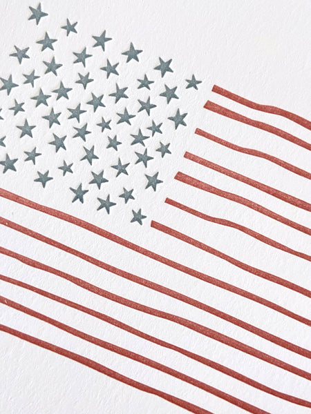 Stars and Stripes Veteran's Day Greeting Card