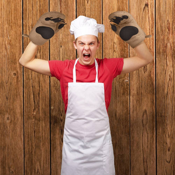 Bear Hands - Cotton Oven Mitts