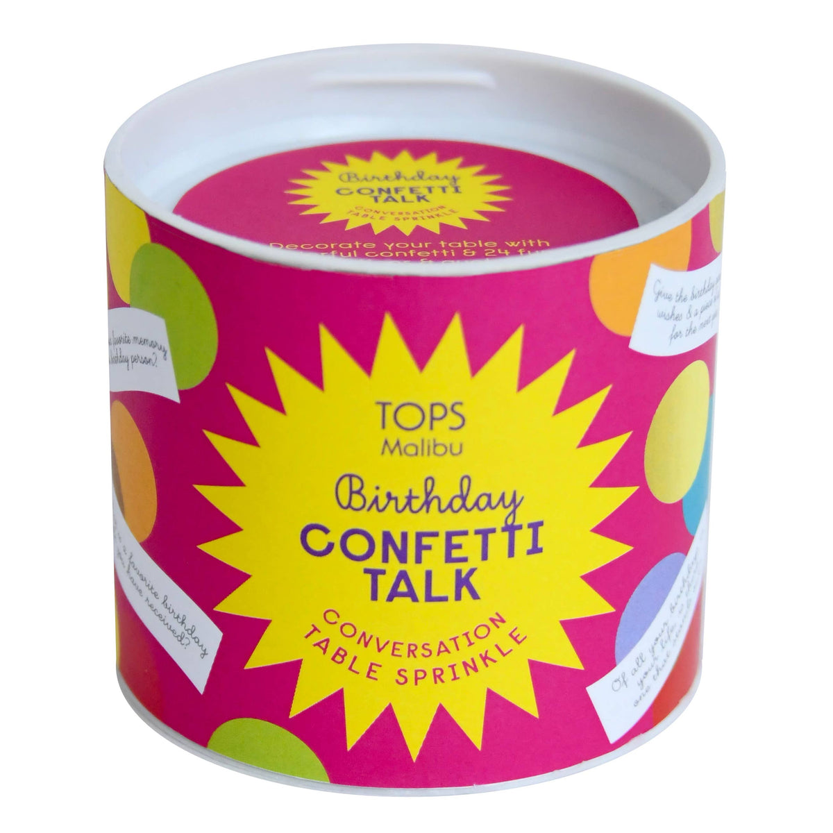 Confetti Talk Conversation Game - Birthday – RSVPNotes.com