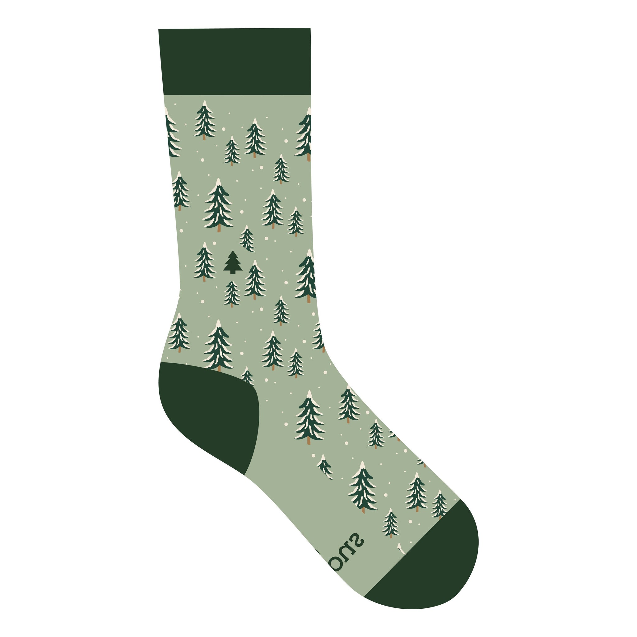 Socks that Plant Trees (Snowy Trees): Small