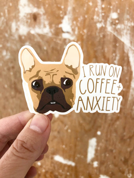 Coffee + Anxiety Sticker