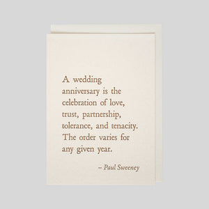 Paul Sweeney - Wedding QuoteNote
