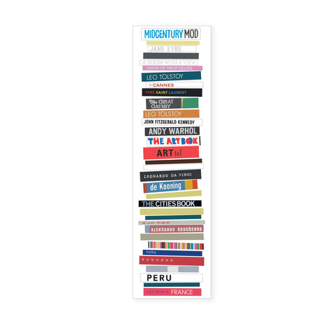 Tall Stack of Curated Books - Bookmark: NO PACKAGING