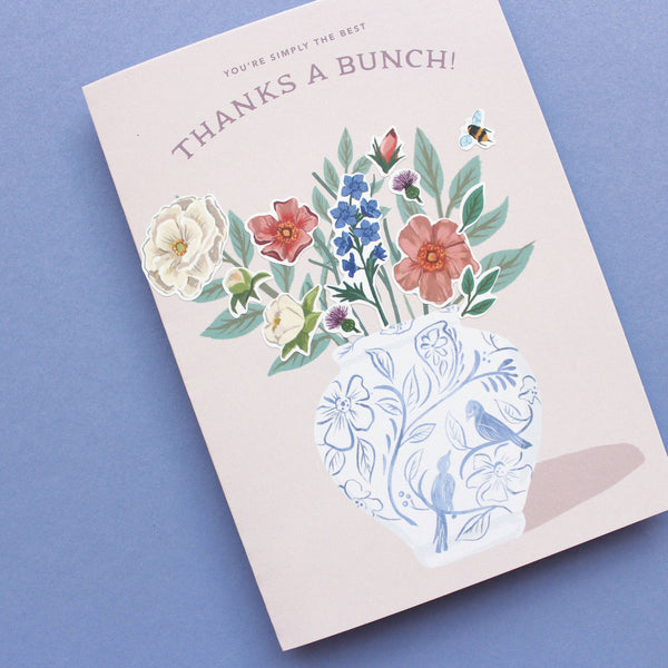 Sticker Scene Card - Thank You Bouquet