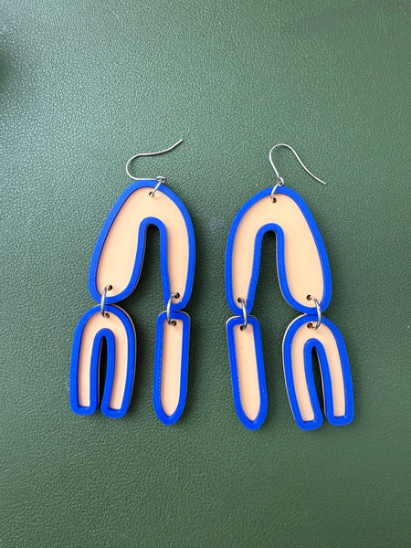 Cool Asymmetrical Mismatched Statement Dangle Earrings