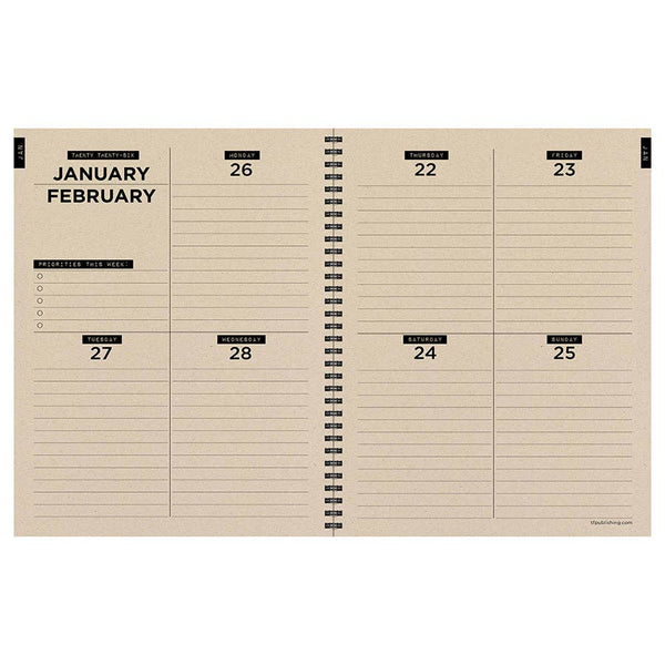 2026 Tree Rings Large Weekly Monthly Planner