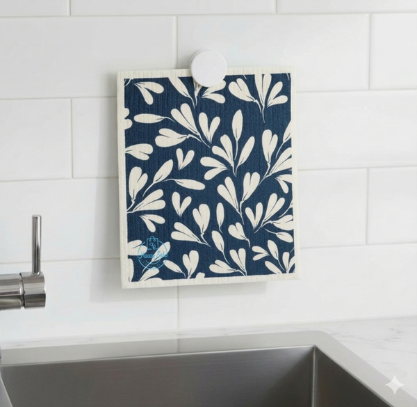 Moonlight Petal Swedish Dishcloth Set