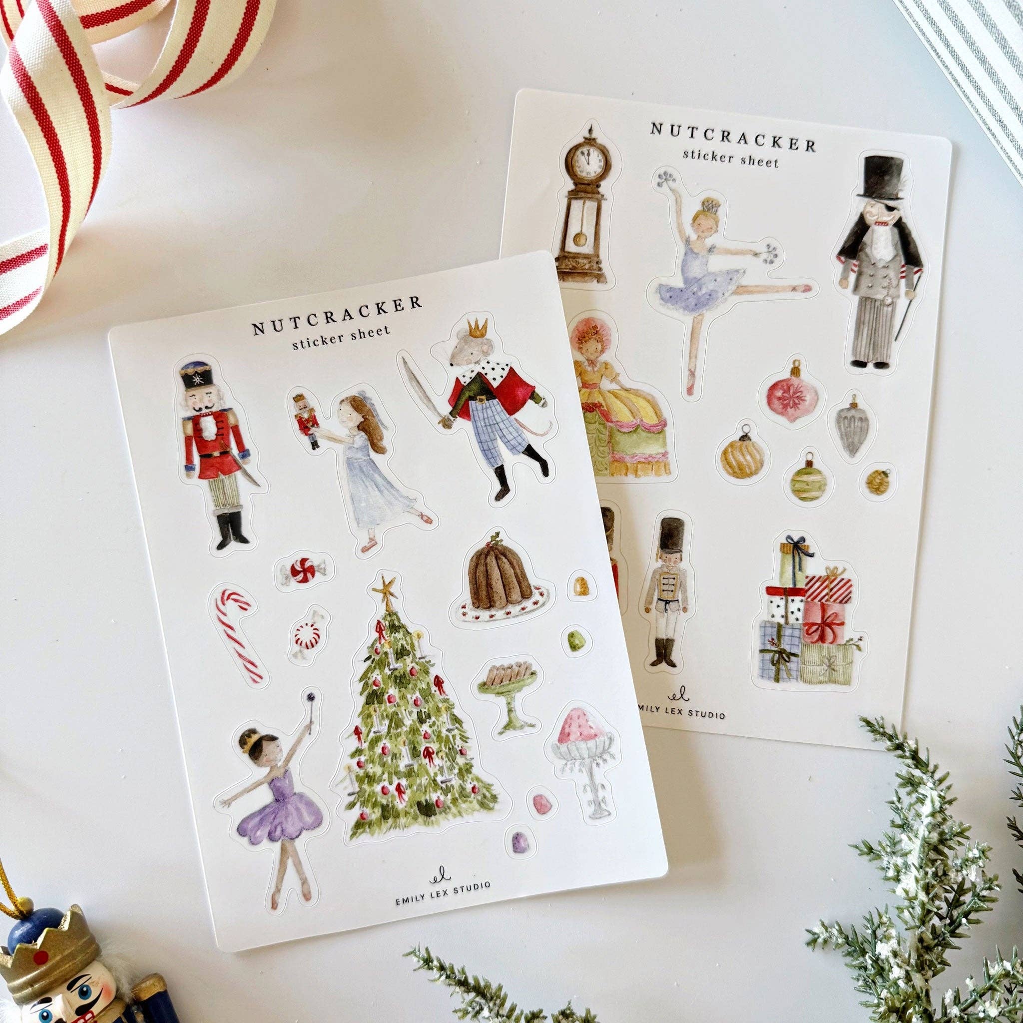 Nutcracker sticker sheets