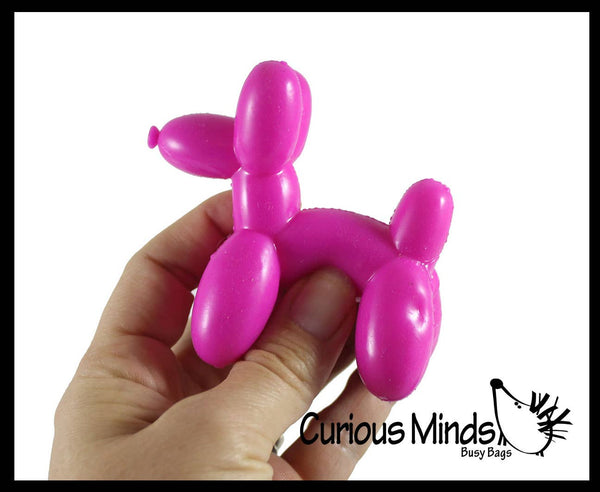 1 Mini Balloon Dog Doh Filled Stress Ball - Cute Squishy Sen