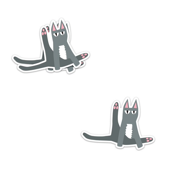 Sitting Cat Sticker