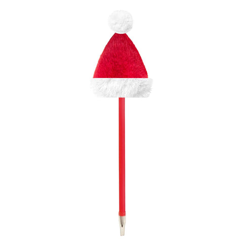 Christmas Pen | Christmas Santa Hat Fuzzy Pen