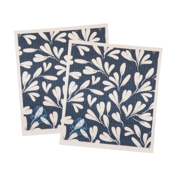 Moonlight Petal Swedish Dishcloth Set